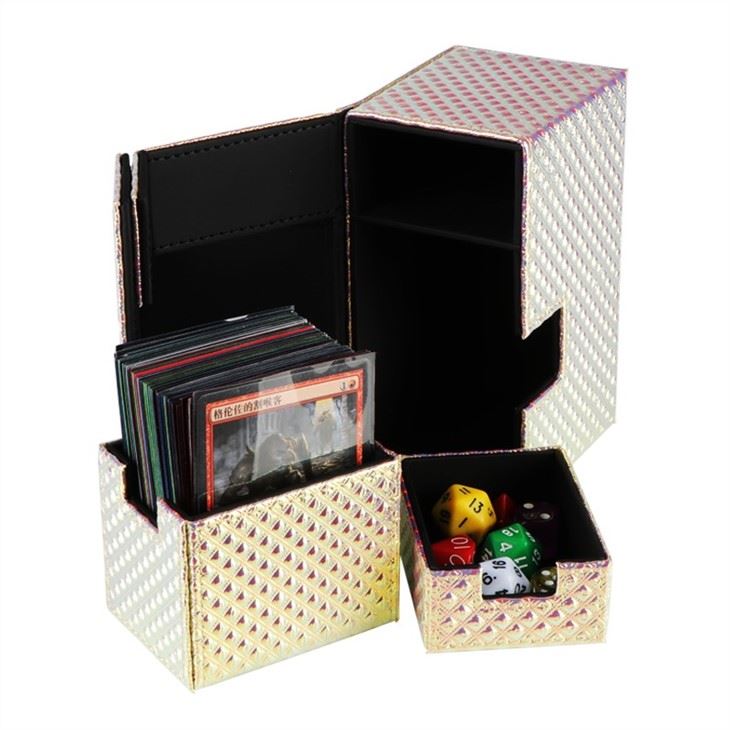 PU Leather MTG Trading Storage Deck Card Box 3